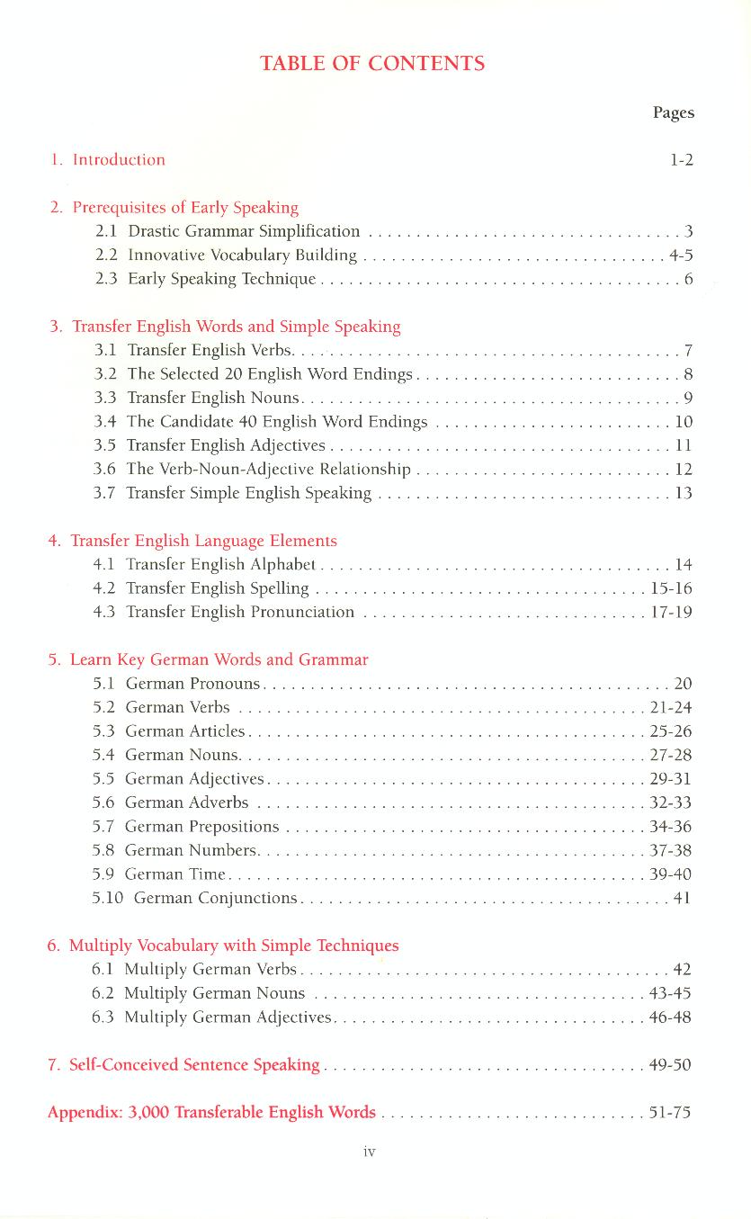 German TOC